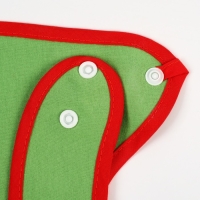 Нагрудник детский новогодний «Happy», на липучке, цвет МИКС, Крошка Я Нагрудник детский новогодний «Happy», на липучке, цвет МИКС, Крошка Я