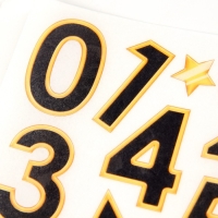 Вафельные картинки съедобные «Цифры» для капкейков, торта KONFINETTA, 1 лист А5 Вафельные картинки съедобные «Цифры» для капкейков, торта KONFINETTA, 1 лист А5