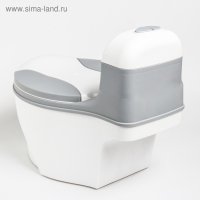 Горшок-унитаз, цвет белый/серый Горшок-унитаз, цвет белый/серый