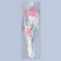 Массажёр для лица и шеи &laquo;Трезубец&raquo;, 23 &times; 5 &times; 2,5 см, цвет белый/розовый