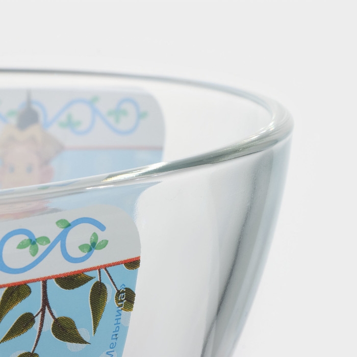 Салатник стеклянный «Три Богатыря», 500 мл, d=13 см Салатник стеклянный «Три Богатыря», 500 мл, d=13 см