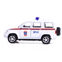 Машина металлическая «УАЗ Патриот. МЧС», инерция, 1:50 Машина металлическая «УАЗ Патриот. МЧС», инерция, 1:50