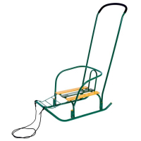 Санки &laquo;Ветерок 7&raquo;, цвет зелёный