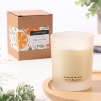 Свеча ароматическая в стекле "CINNAMORE", апельсин, корица и ваниль, 200 г Свеча ароматическая в стекле "CINNAMORE", апельсин, корица и ваниль, 200 г