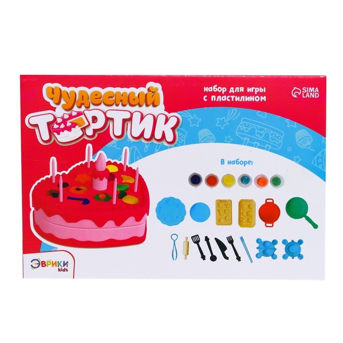 Набор для игры с пластилином &laquo;Чудесный тортик&raquo;