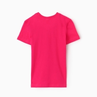 Футболка для девочки, цвет фуксия, рост 140 см
