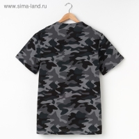 Футболка мужская KAFTAN "Лучший рыбак" р-р XL(52), серый