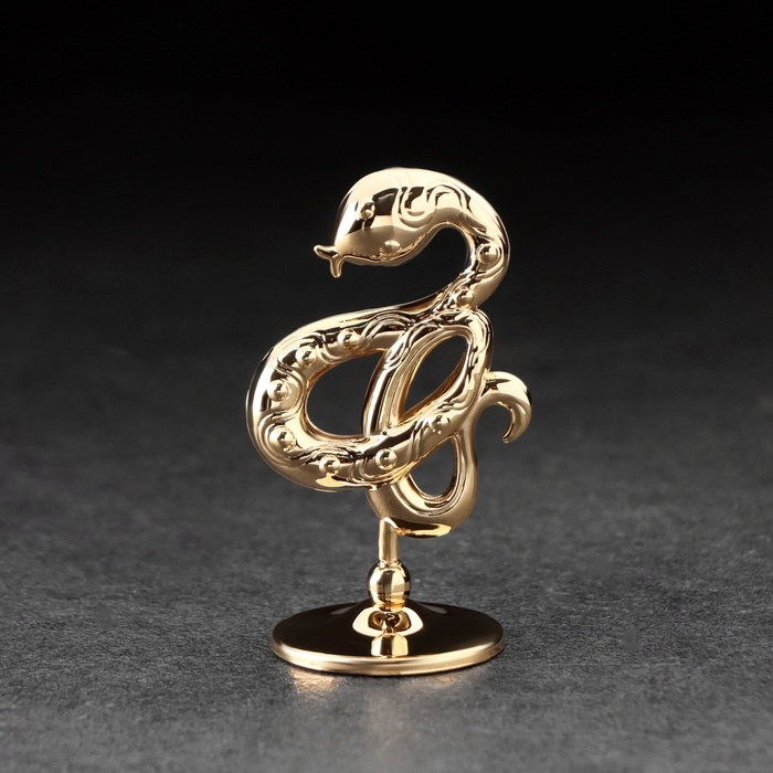 Сувенир &laquo;Змея", с кристаллами