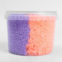 Шариковый пластилин, Сиренево-Оранжевый, 500 мл Шариковый пластилин, Сиренево-Оранжевый, 500 мл