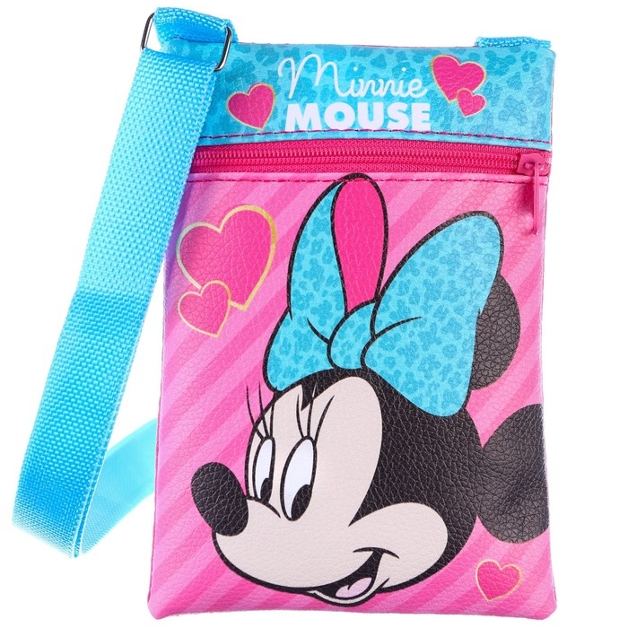 Сумка поясная детская, 11х16 см, Минни Маус Сумка поясная детская, 11х16 см, Минни Маус