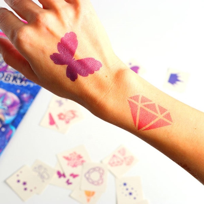 Адвент-календарь с детскими татуировками &laquo;Звёздная пыль&raquo;