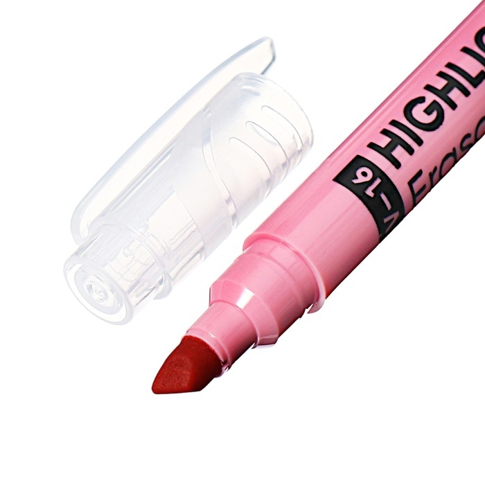 Двухсторонний маркер текстовыделитель 4 мм, ErichKrause, Двухсторонний маркер текстовыделитель 4 мм, ErichKrause, "Visioline V-16 Erasable Pastel" цвет розовый