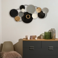 Декор настенный металл "Чёрное золото" 134х65,4х7,6 см Декор настенный металл "Чёрное золото" 134х65,4х7,6 см