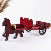 Мини-Бар/Подставка для бутылки Колесница, для 2-х бутылок 38 х 15,5 х 11 см Мини-Бар/Подставка для бутылки Колесница, для 2-х бутылок 38 х 15,5 х 11 см