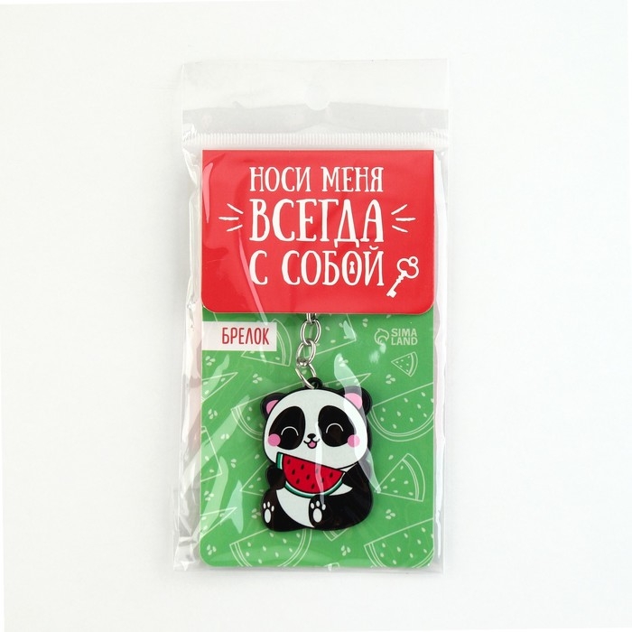 Брелок для ключей акриловый &laquo;Панда&raquo;, 7 х 12,5 см