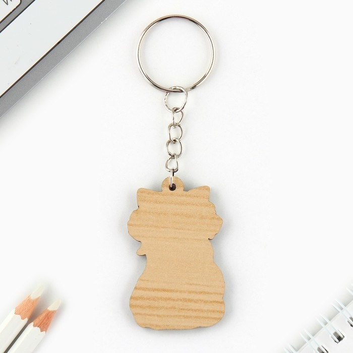 Брелок для ключей со значком &laquo;Девочка кошка&raquo;, аниме