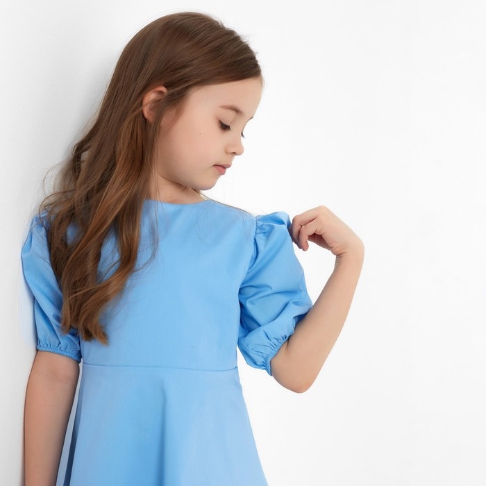 Платье для девочки MINAKU, цвет голубой, рост 122 см