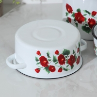 Набор посуды «Рамо», 3 предмета: кастрюли 2 л, 3,5 л; ковш 1,5 л, индукция Набор посуды «Рамо», 3 предмета: кастрюли 2 л, 3,5 л; ковш 1,5 л, индукция