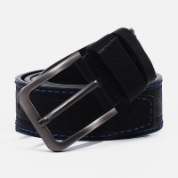 Ремень мужской, ширина 4 см, винт, пряжка металл, цвет чёрный Ремень мужской, ширина 4 см, винт, пряжка металл, цвет чёрный