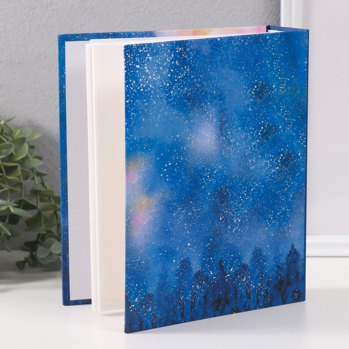 Фотоальбом на 200 фото 10х15 см, пластик. листы "Cosmo sketch" Млечный путь