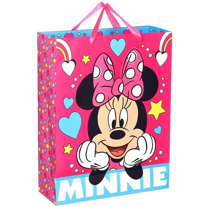 Пакет ламинированный верт., 31х40х11,5 см, Минни, Трансформеры, Кошечка Мари, ЧП МИКС