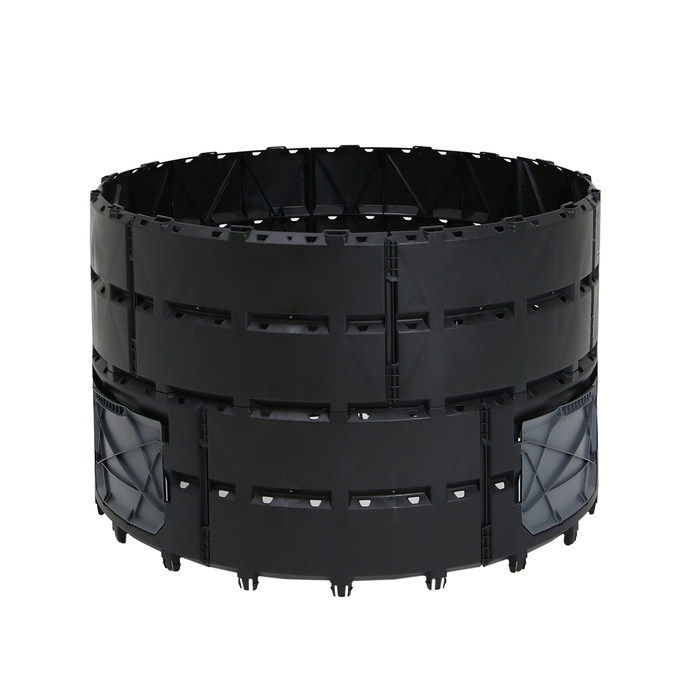Компостер пластиковый, 800 л, 78 × 108 × 108 см, чёрный Компостер пластиковый, 800 л, 78 × 108 × 108 см, чёрный