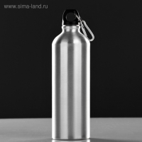 Бутылка для воды, 750 мл "Классика", 7 х 24.5 см, корпус из алюминия Бутылка для воды, 750 мл "Классика", 7 х 24.5 см, корпус из алюминия