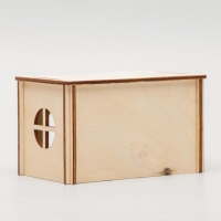 Домик для грызунов малый, 12,5 х 7,5 х 7,5 см Домик для грызунов малый, 12,5 х 7,5 х 7,5 см