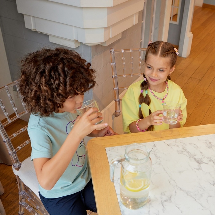 Комплект для девочки (футболка, шорты) MINAKU цвет лимонный, рост 146 Комплект для девочки (футболка, шорты) MINAKU цвет лимонный, рост 146