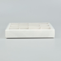 Коробка под 12 конфет с ячейками &laquo;Белая&raquo;, 14.5 х 18.5 х 3 см