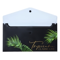 Папка-конверт на кнопке Travel, 260 х 140мм, 180мкм, deVENTE Tropicana, тиснение фольгой, 3071241, МИКС Папка-конверт на кнопке Travel, 260 х 140мм, 180мкм, deVENTE Tropicana, тиснение фольгой, 3071241, МИКС