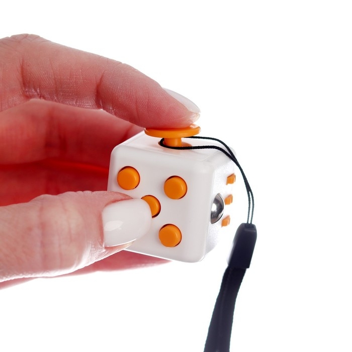 Фиджет кубик антистресс &laquo;При отсутствии праздничного настроения&raquo;, на блистере, новогодний