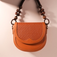 Ручки для сумки, 2 шт, вощёный шнур/дерево, 46,5 × 4 см, цвет коричневый Ручки для сумки, 2 шт, вощёный шнур/дерево, 46,5 × 4 см, цвет коричневый