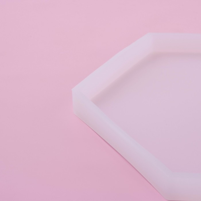 Молд Доляна «Шестиугольник», силикон, 16×14×1,2 см, прозрачный Молд Доляна «Шестиугольник», силикон, 16×14×1,2 см, прозрачный