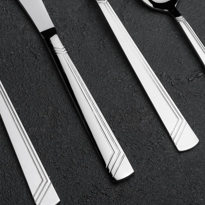 Набор столовый «Аппетит», 24 предмета, толщина 2 мм, декоративная коробка Набор столовый «Аппетит», 24 предмета, толщина 2 мм, декоративная коробка