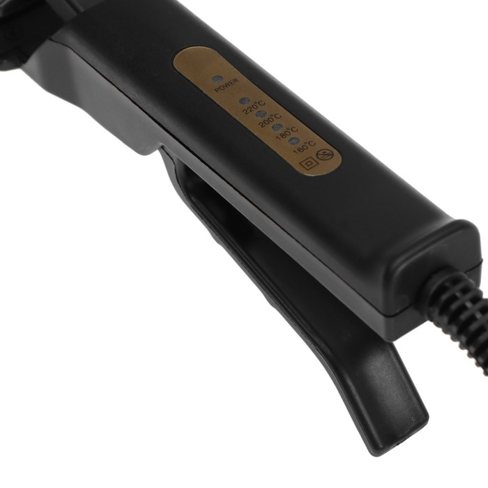 Выпрямитель Luazon LW-38, 60 Вт, керамико-турмалиновое покрытие, до 220°C, чёрный Выпрямитель Luazon LW-38, 60 Вт, керамико-турмалиновое покрытие, до 220°C, чёрный