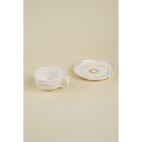 Чайная пара фарфоровая SL Home «Гато», 2 предмета: чашка 270 мл, блюдце d=16,5 см, цвет белый Чайная пара фарфоровая SL Home «Гато», 2 предмета: чашка 270 мл, блюдце d=16,5 см, цвет белый