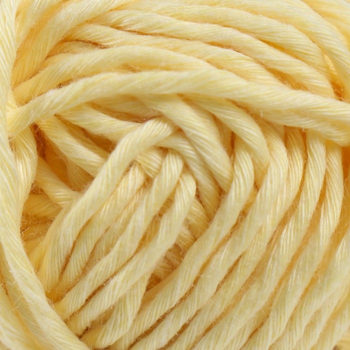 Пряжа светящаяся 100% лавсан Пряжа светящаяся 100% лавсан "Сияй" 50 гр 50 м светло-желтая