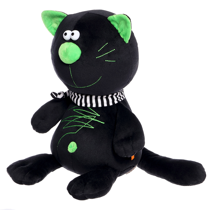 Мягкая игрушка &laquo;Кот Батон&raquo;, цвет чёрный, 30 см