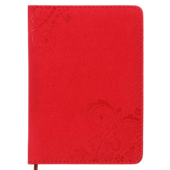 Ежедневник недатированный А6, 100 листов в линейку, обложка пвх, МИКС Ежедневник недатированный А6, 100 листов в линейку, обложка пвх, МИКС