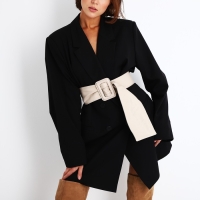 Ремень женский, ширина 8-10 см, на затяжке, цвет бежевый Ремень женский, ширина 8-10 см, на затяжке, цвет бежевый