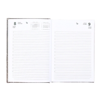 Ежедневник датированный 2025 A5 168 листов, Attomex. Arkona, твердая обложка, бумвинил с поролоном, ляссе,блок 70, серый Ежедневник датированный 2025 A5 168 листов, Attomex. Arkona, твердая обложка, бумвинил с поролоном, ляссе,блок 70, серый