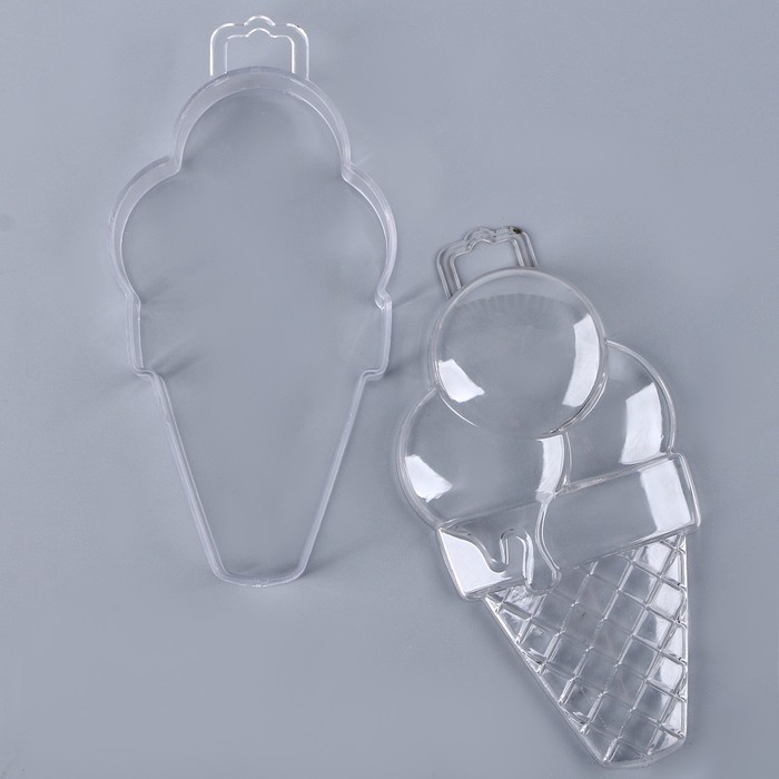 Основа для творчества и декорирования &laquo;Рожок мороженое&raquo;, набор 3 шт., размер 1 шт. &mdash; 14 &times; 7 &times; 3,5 см