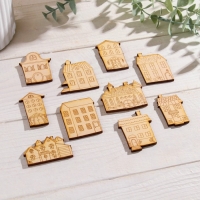 Набор заготовок "Домики", 10 шт Набор заготовок "Домики", 10 шт