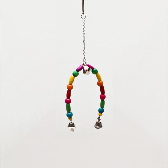 Игрушка для птиц "Дуга", микс