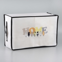 Органайзер для хранения белья, кофр с pvc-окном &laquo;HOME&raquo;, 43 х 28,5 х 20 см.