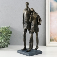 Сувенир полистоун "Молодая пара" под металл 13,4х11,8х34 см Сувенир полистоун "Молодая пара" под металл 13,4х11,8х34 см