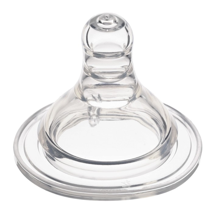 Соска на бутылочку, антиколиковая, от 3 мес., широкое горло, Baby 1, средний поток, &Oslash;50 мм., 2 шт.