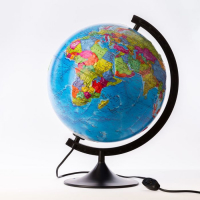 Глoбус политический рельефный &laquo;Классик&raquo;, диаметр 320 мм, с подсветкой