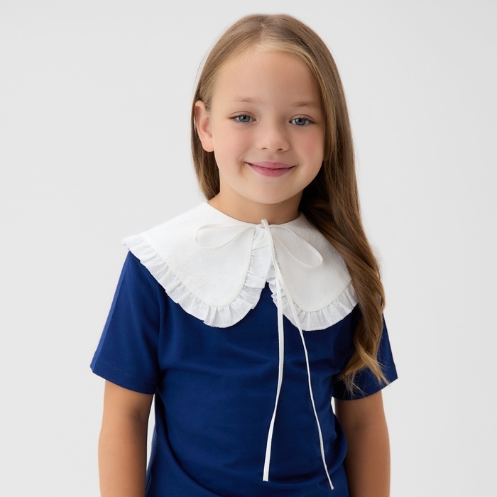 Воротник детский KAFTAN с рюшей, белый Воротник детский KAFTAN с рюшей, белый